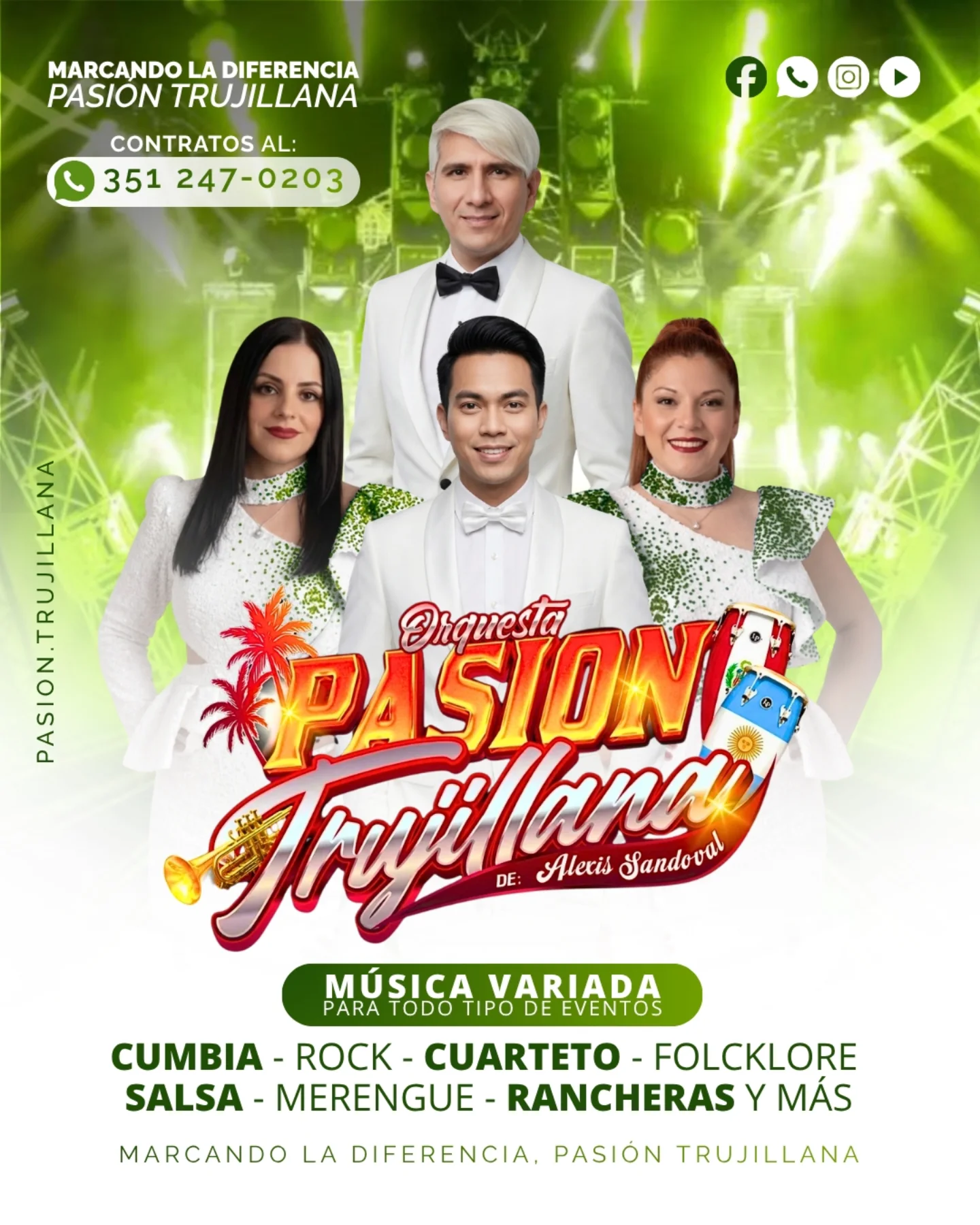 La orquesta en vivo