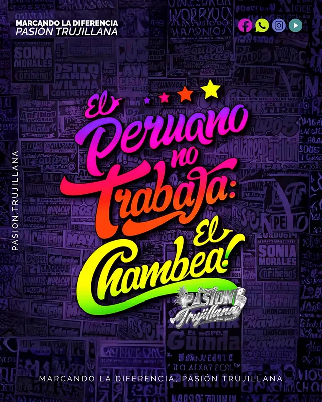 Afiche Pasión Trujillana — Marcando la diferencia